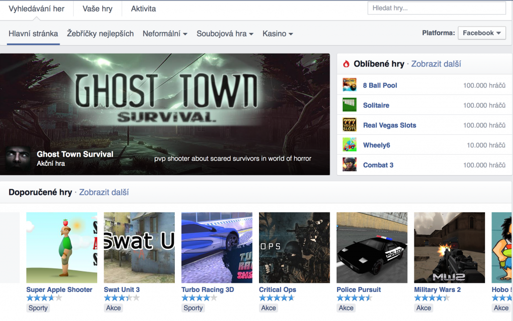 Hry na Facebooku